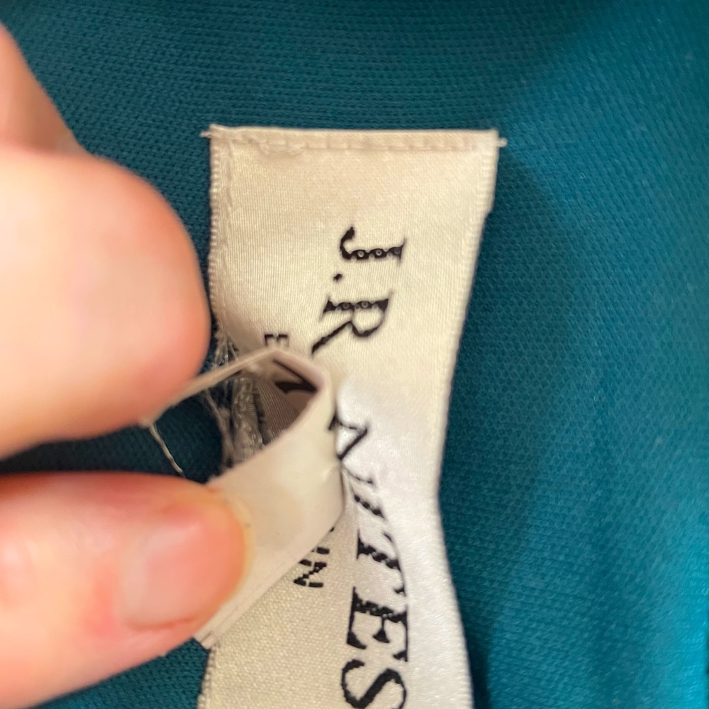 Elegant Turquoise Blue /Green Women's Jacket - Picture 3 of 5